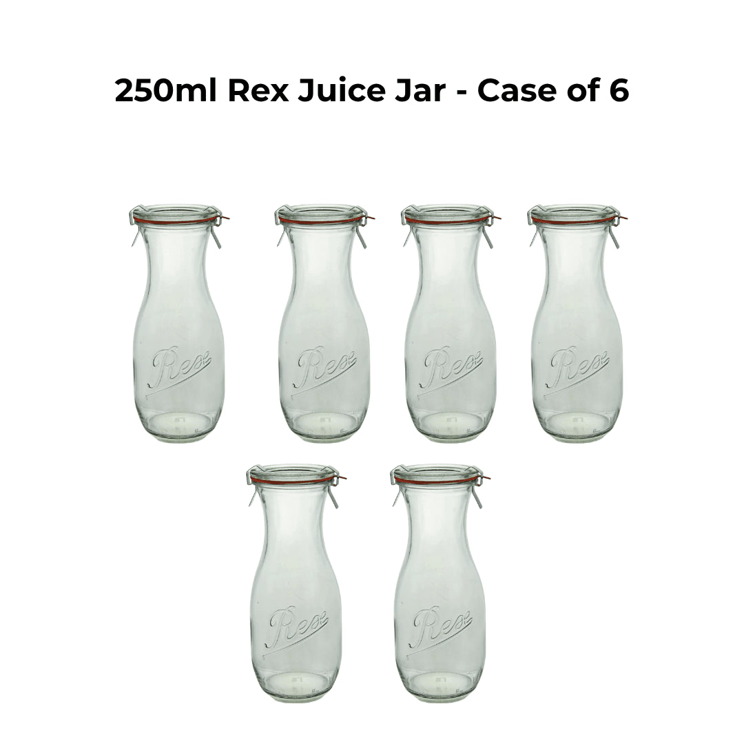 250ml Rex Juice Jar - Case of 6 - Ball Mason Australia