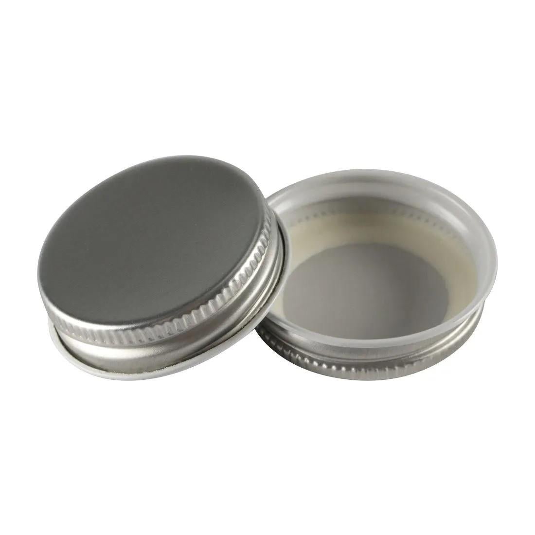38mm CT Lid with Plastisol Liner in Silver (Single) - Ball Mason Australia