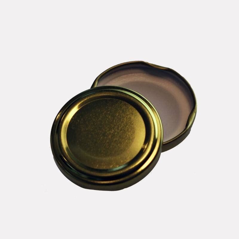 53mm TWIST TOP Lids GOLD - Ball Mason Australia