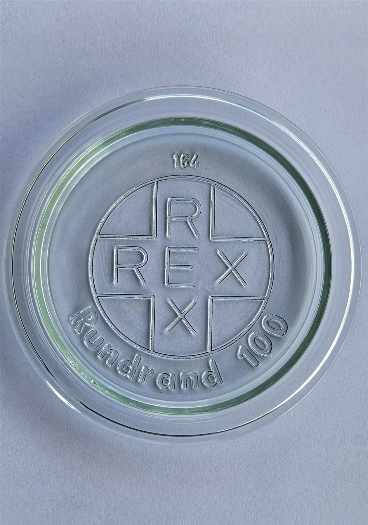 Large Glass Lid For Rex Canning and Preserving Jar