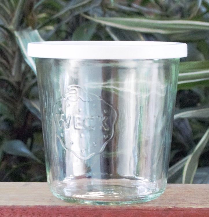 580ml Tapered Jar with WHITE STORAGE LID - Ball Mason Australia