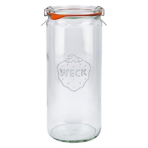 6 X 1040ml WECK Cylinder COMPLETE - Ball Mason Australia