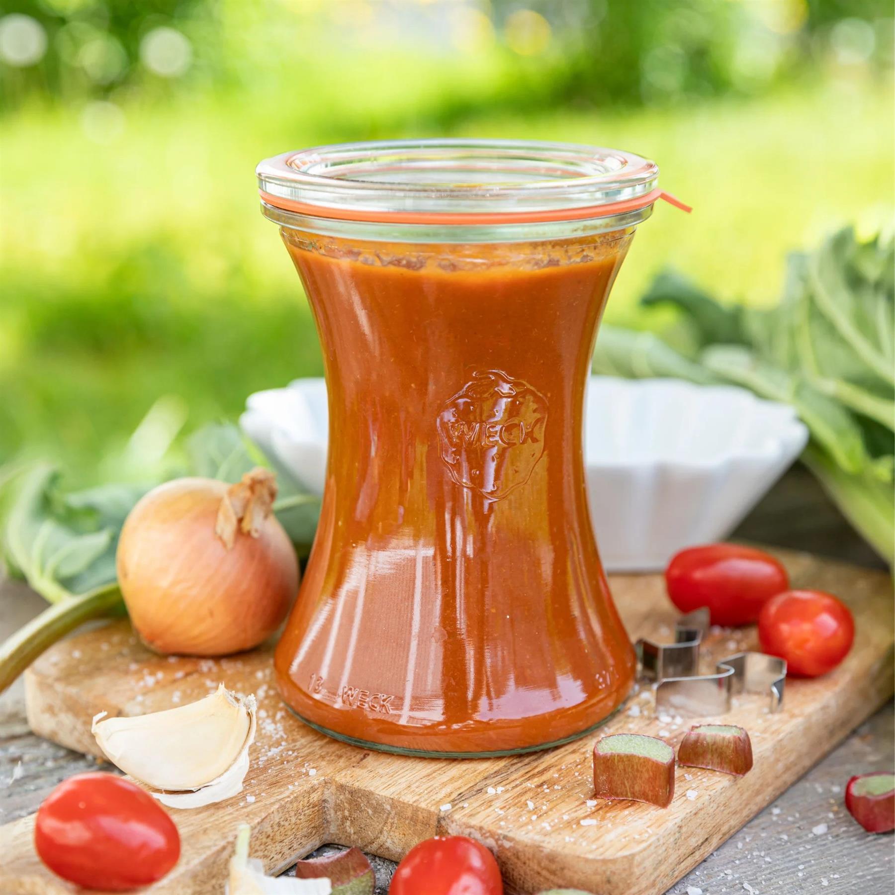 6 X 370ml WECK Deli Jar COMPLETE - Ball Mason Australia