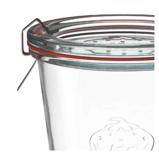 6 X 580ml WECK Sturzglas COMPLETE - Ball Mason Australia