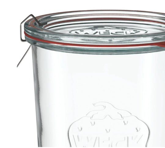 6 X 850ml WECK Sturzglas Jar COMPLETE - Ball Mason Australia