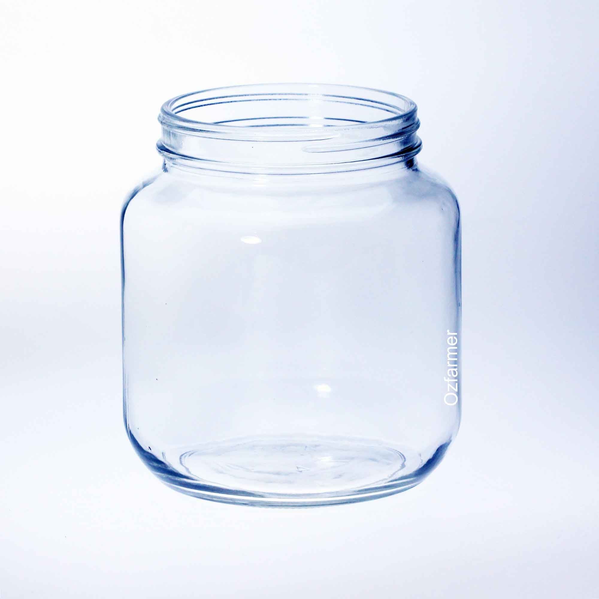 6 x Bell 64 oz / Half Gallon Smooth Jars - Lids included - Ball Mason Australia