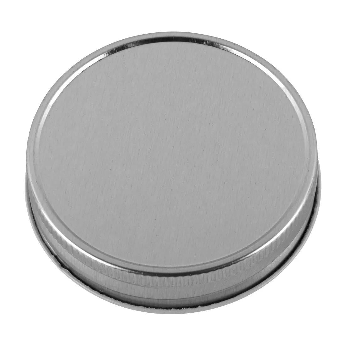 70mm CT Lid with Plastisol Liner in Silver (Single) - Ball Mason Australia