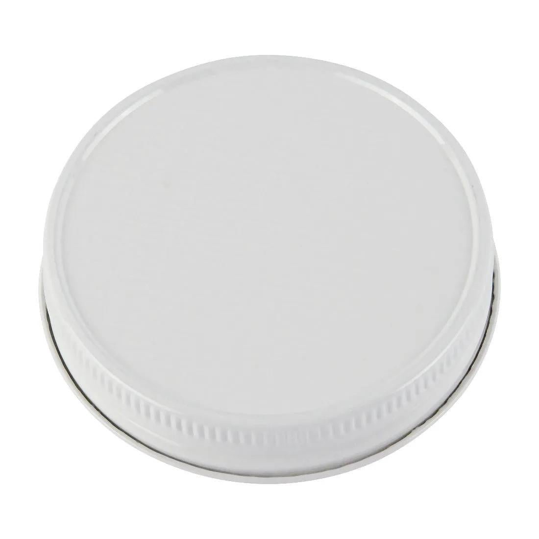 70mm CT Lid with Plastisol Liner in White (Single) - Ball Mason Australia