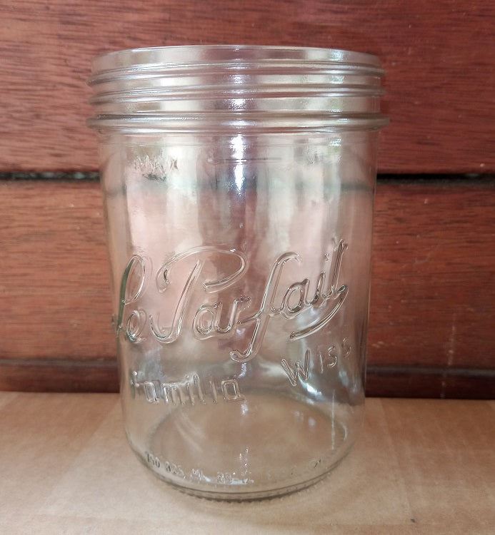 750ml Le Parfait Familia Wiss Mason Jar NO LID - Ball Mason Australia