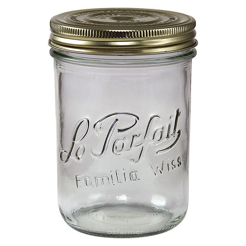 750ml Le Parfait Familia Wiss Preserving Mason Jar - Ball Mason Australia