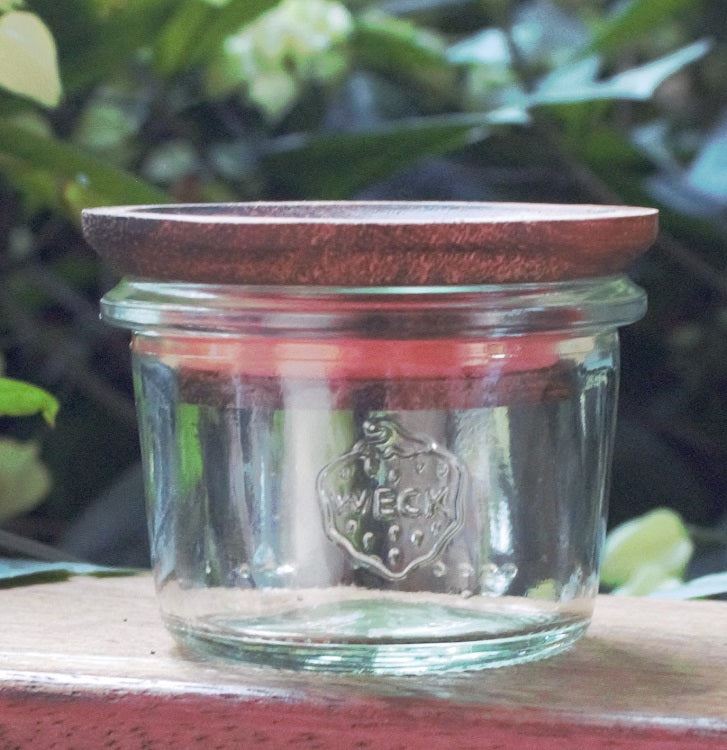 80ml Mini Tapered Jar with WOODEN LID - Ball Mason Australia