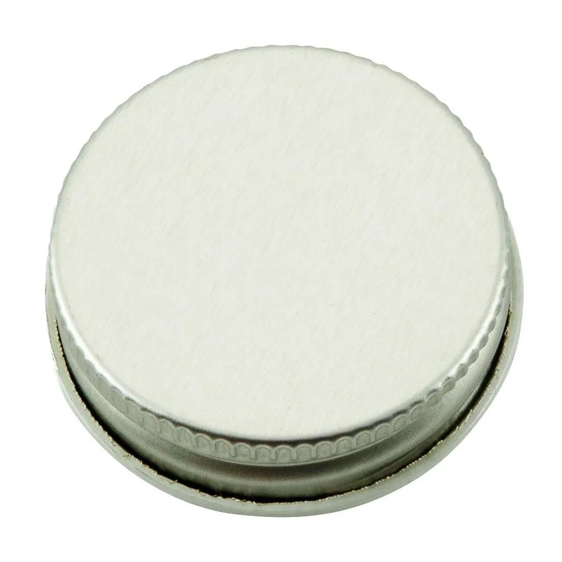 38mm CT Lid with Plastisol Liner in Silver (Single)