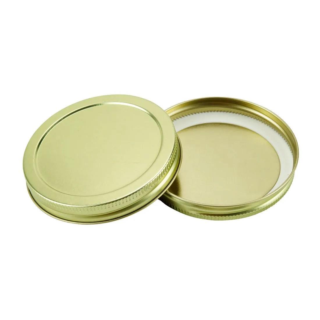 89mm CT Lid with Plastisol Liner in Gold (Single)