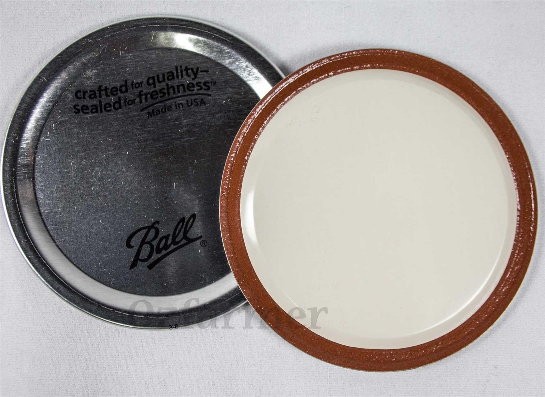 Lid (No Band) REGULAR Mouth Single Lid Only - Gold