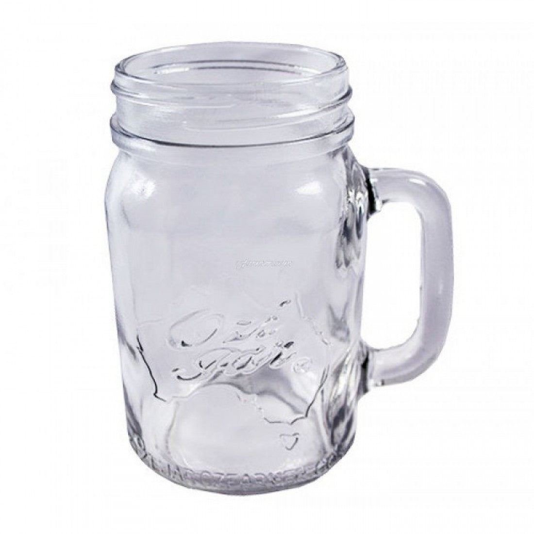 Handle Jar Ozi Jar Pint Beer Moonshine SINGLE - Ball Mason Australia