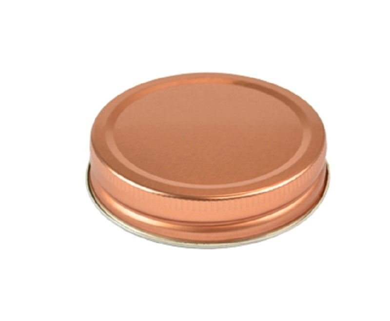 Lid 70mm One Piece REGULAR Mouth 70mm COPPER - Ball Mason Australia